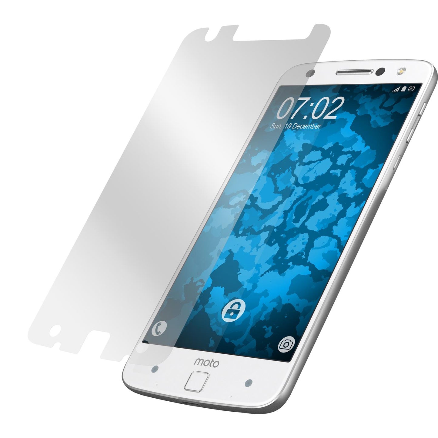 2 x Lenovo Moto Z Displayschutzfolie klar