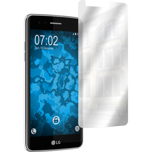 2 x LG K8 2017 Displayschutzfolie verspiegelt