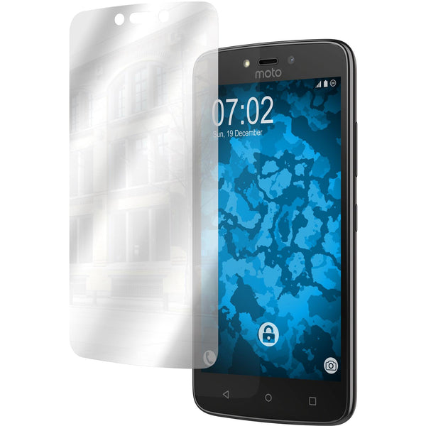 2 x Lenovo Moto C Plus Displayschutzfolie verspiegelt