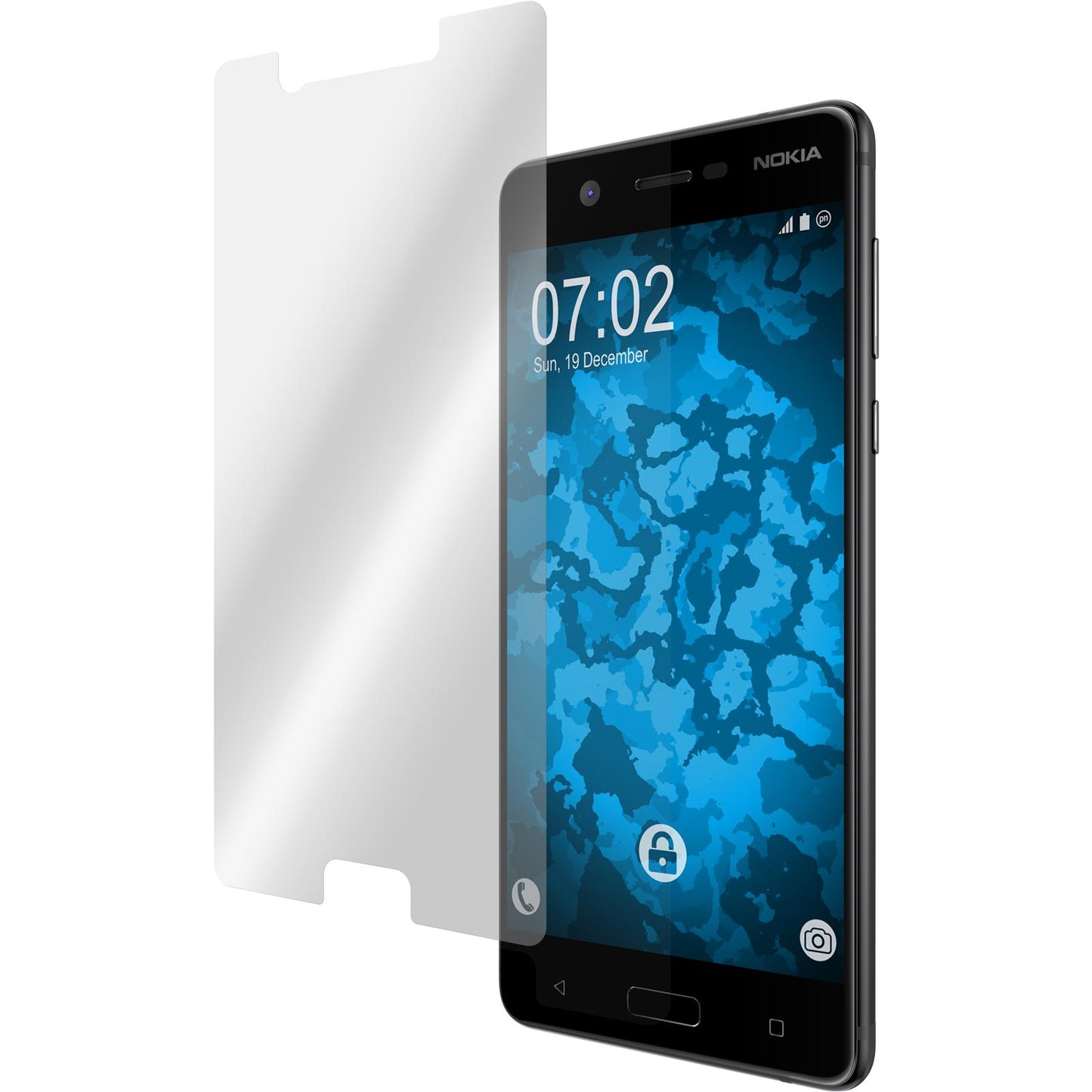 2 x  Nokia 5 Displayschutzfolie klar