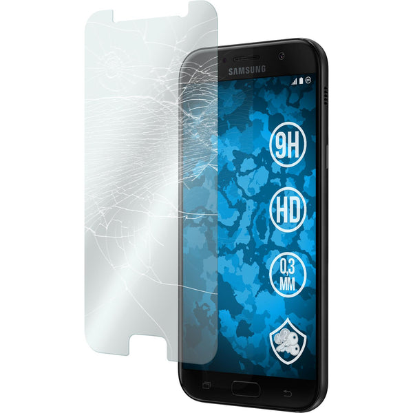 2 x Samsung Galaxy A5 2017 Glas-Displayschutzfolie klar