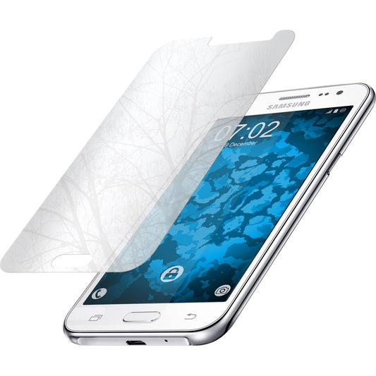 2 x Samsung Galaxy J2 (2015) Displayschutzfolie verspiegelt