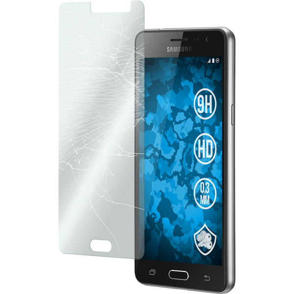 2 x Samsung Galaxy J3 Pro Glas-Displayschutzfolie klar