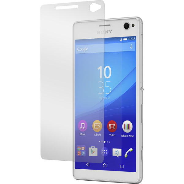 2 x Sony Xperia C4 / Dual Glas-Displayschutzfolie klar