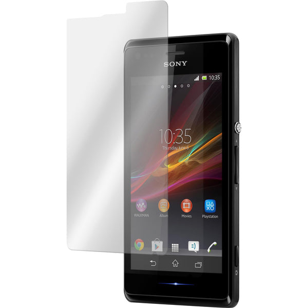 2 x Sony Xperia M Glas-Displayschutzfolie klar