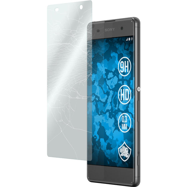 2 x Sony Xperia XA Glas-Displayschutzfolie klar
