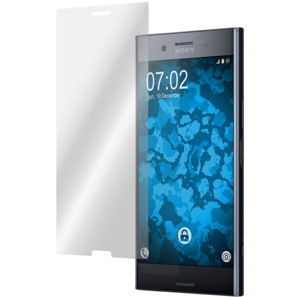 2 x Sony Xperia XZ Premium Displayschutzfolie Fiber-Glas kla