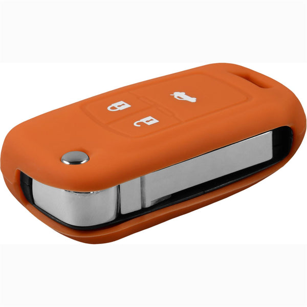 Silikon Schlüssel Hülle für die Chevrolet Cruze 3-Tasten Fer