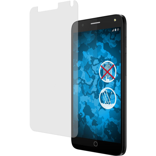 4 x Alcatel POP 4 Displayschutzfolie matt
