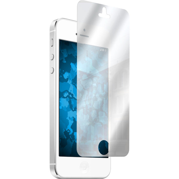 4 x Apple iPhone 5 / 5s / SE Displayschutzfolie verspiegelt