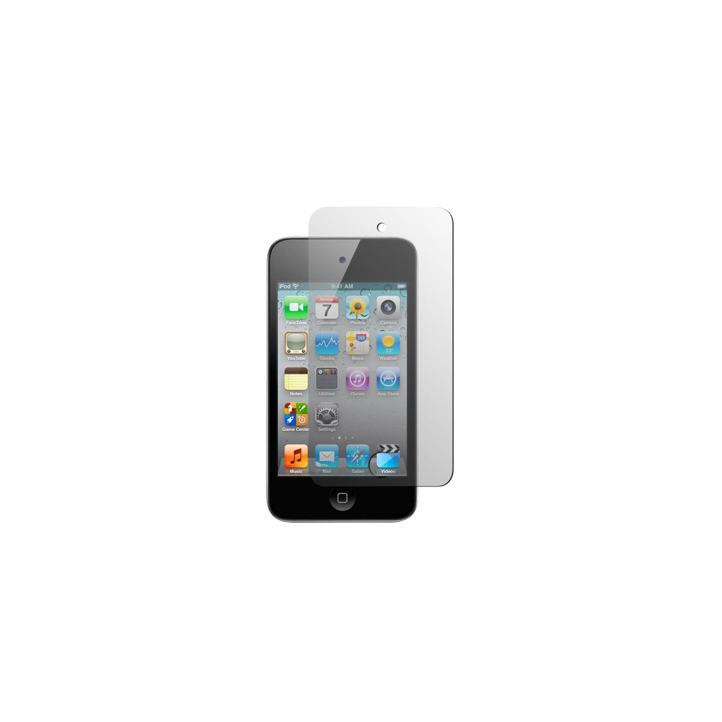 4 x Apple iPod 4 Displayschutzfolie klar