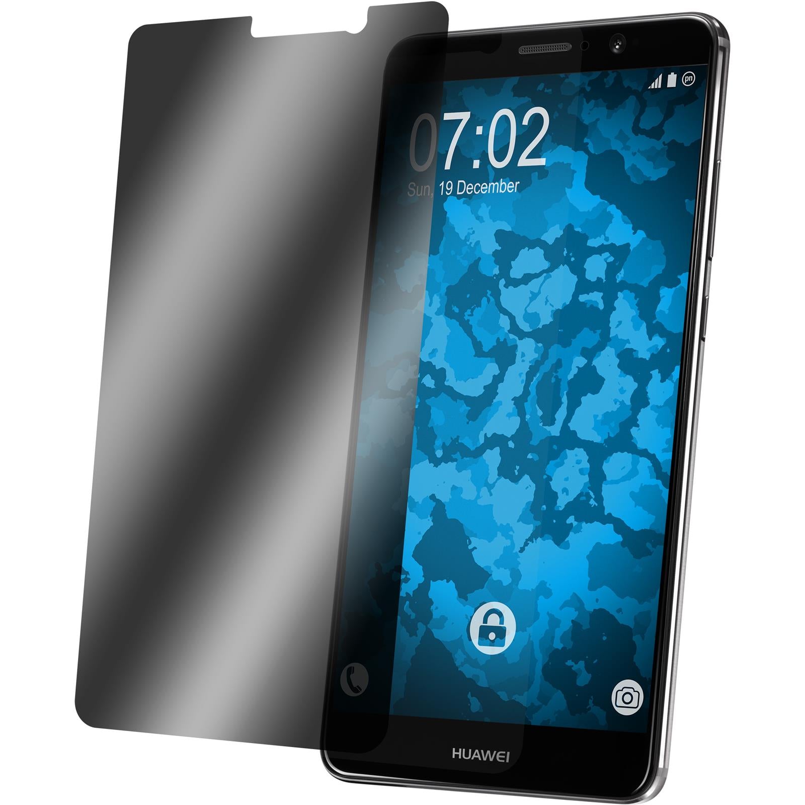4 x Huawei Mate 9 Displayschutzfolie Privacy