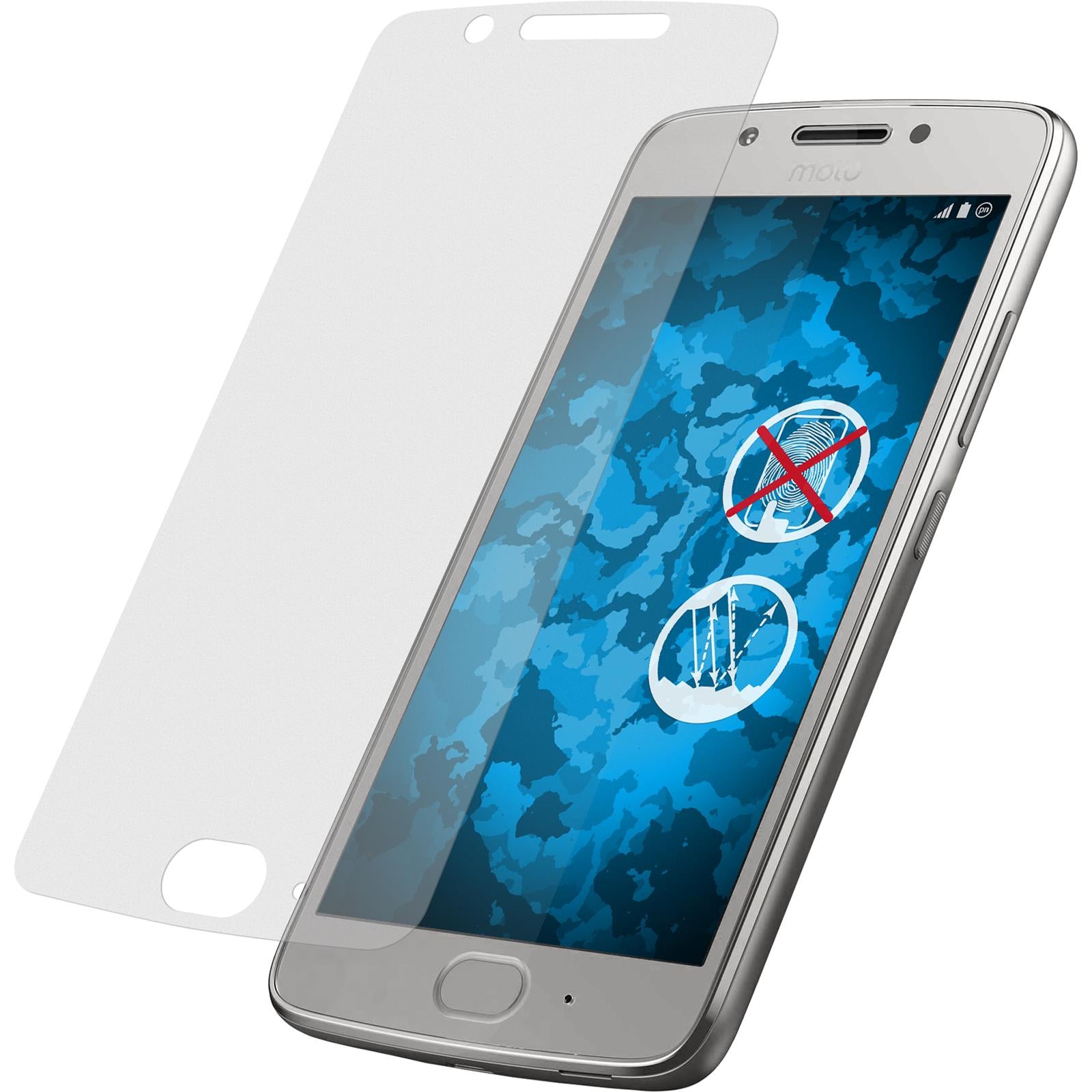 4 x Lenovo Moto G5 Displayschutzfolie matt
