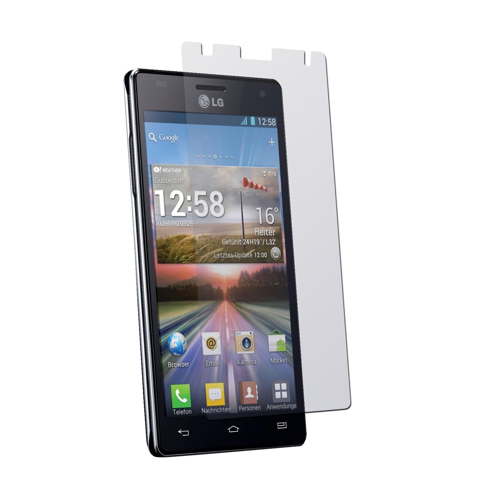 4 x LG Optimus 4X HD P880 Displayschutzfolie matt