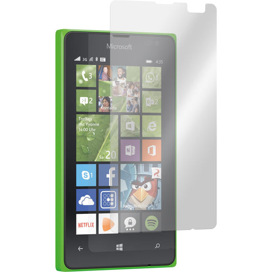 4 x Microsoft Lumia 435 Displayschutzfolie klar