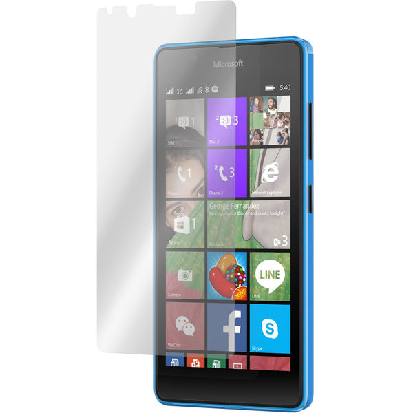 4 x Microsoft Lumia 540 Dual Displayschutzfolie matt