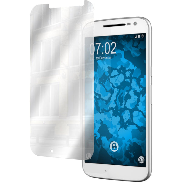 4 x Motorola Moto G4 Displayschutzfolie verspiegelt