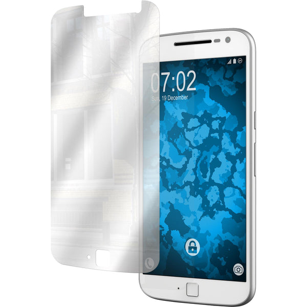 4 x Motorola Moto G4 Plus Displayschutzfolie verspiegelt