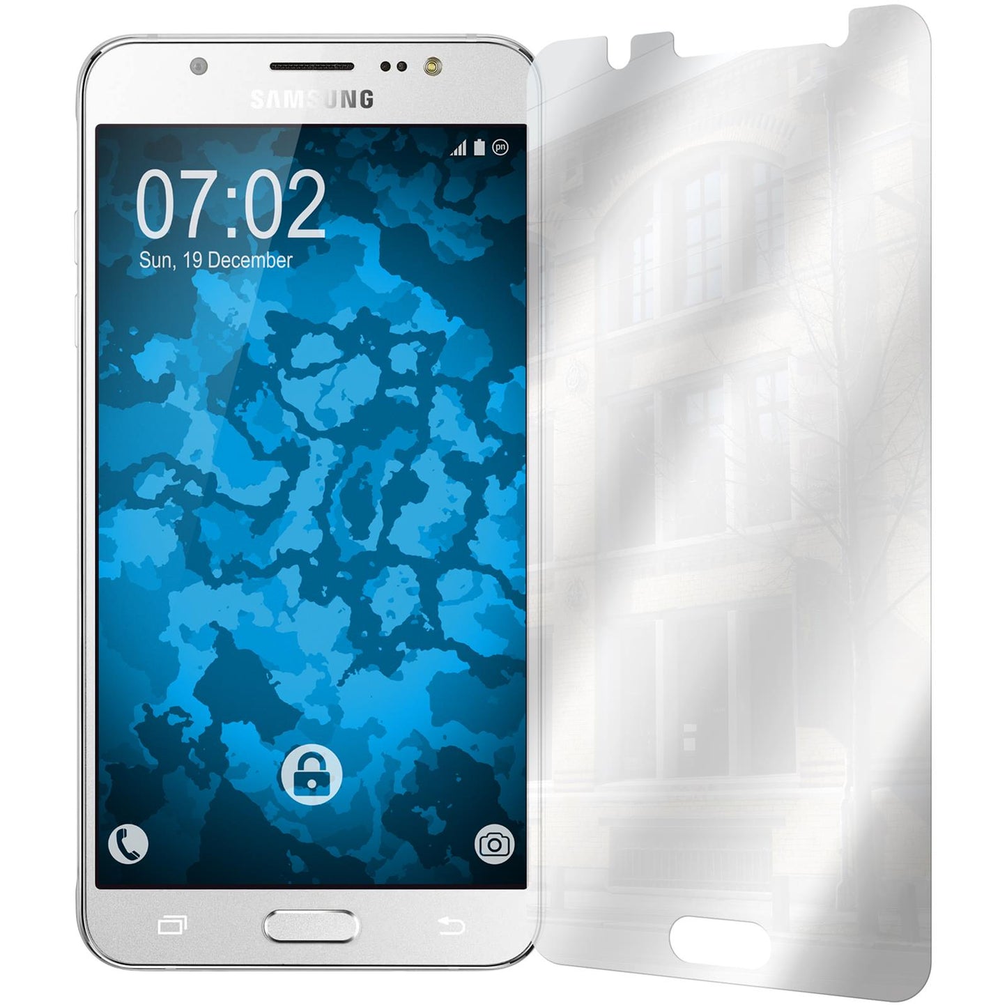 4 x Samsung Galaxy J5 (2016) J510 Displayschutzfolie verspie