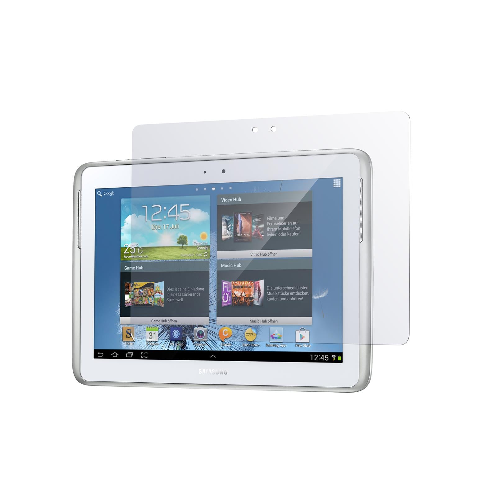 4 x Samsung Galaxy Note 10.1 Displayschutzfolie klar
