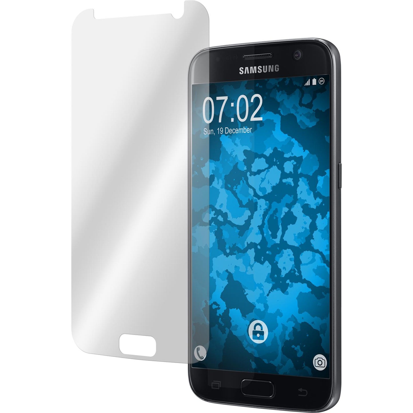 4 x Samsung Galaxy S7 Displayschutzfolie klar