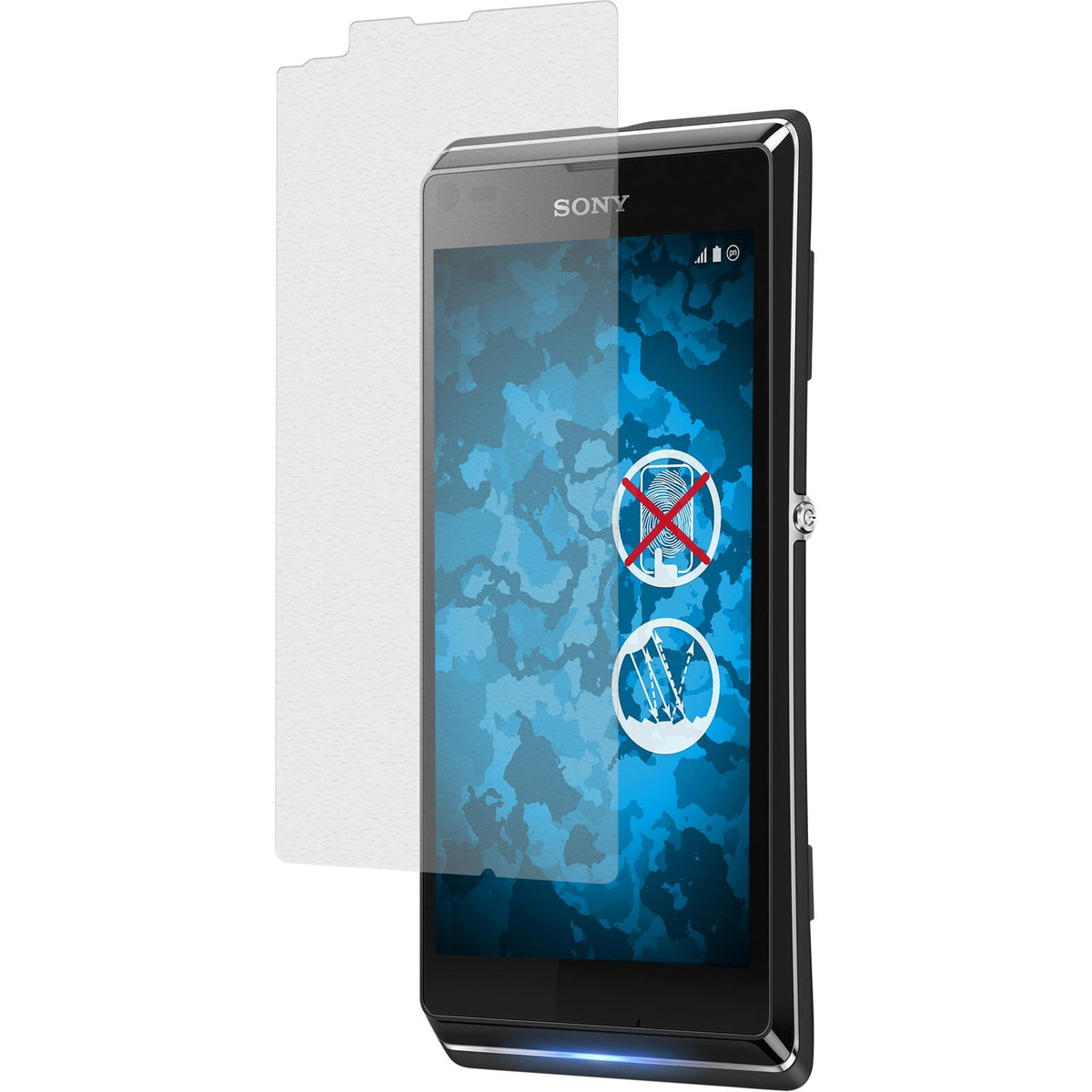 4 x Sony Xperia L Displayschutzfolie matt