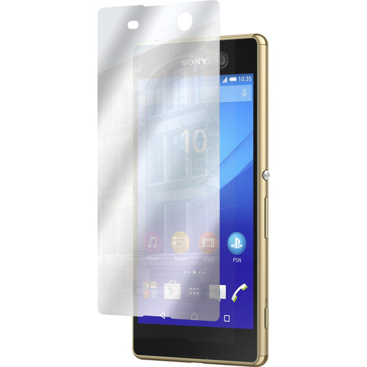 4 x Sony Xperia M5 Displayschutzfolie verspiegelt