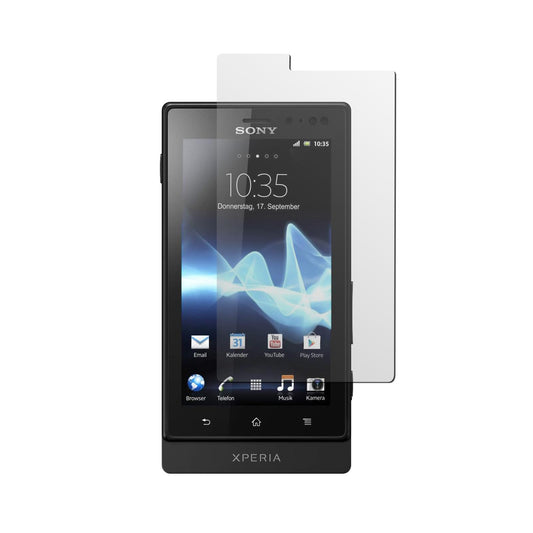 4 x Sony Xperia sola Displayschutzfolie klar