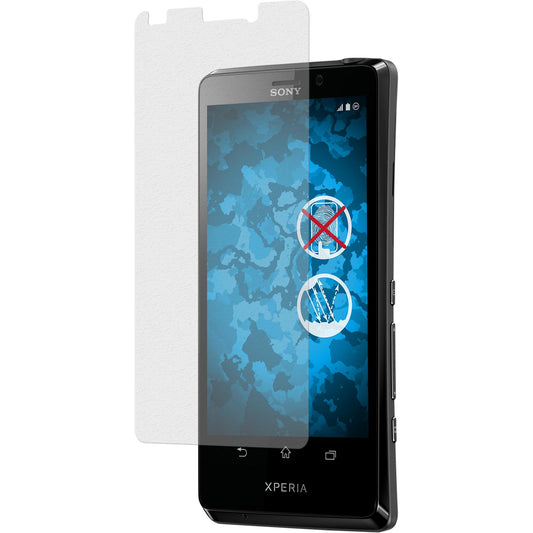 4 x Sony Xperia T Displayschutzfolie matt