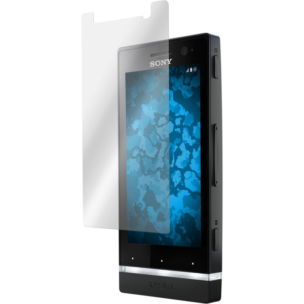 4 x Sony Xperia U Displayschutzfolie klar