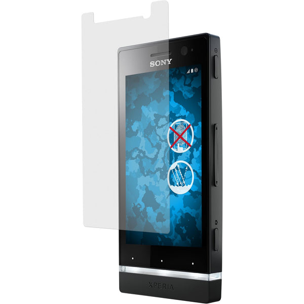 4 x Sony Xperia U Displayschutzfolie matt