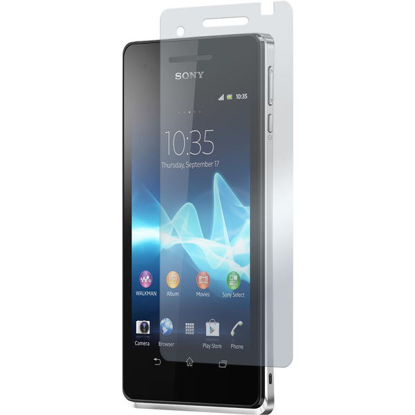 4 x Sony Xperia V Displayschutzfolie matt