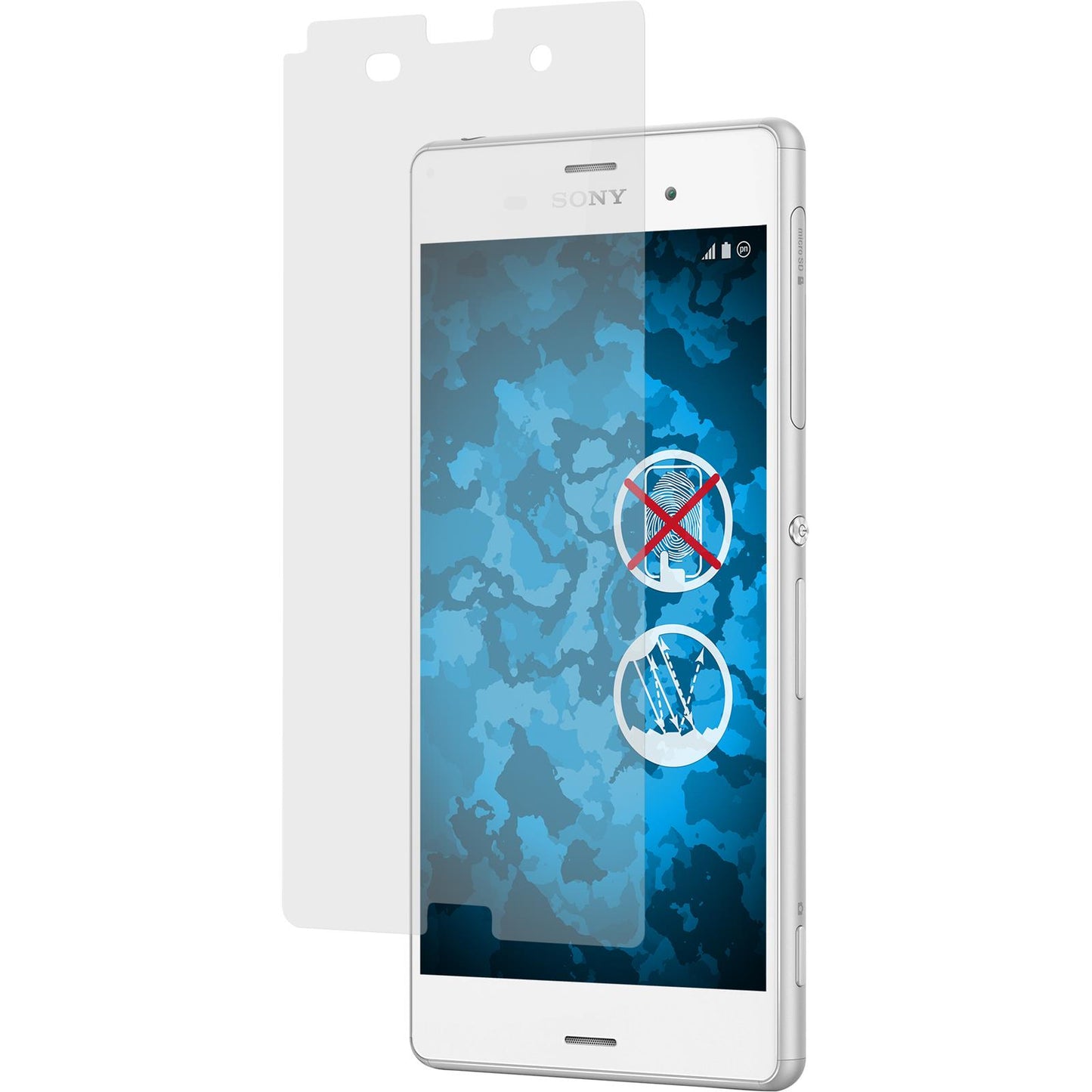 4 x Sony Xperia Z3 Displayschutzfolie matt