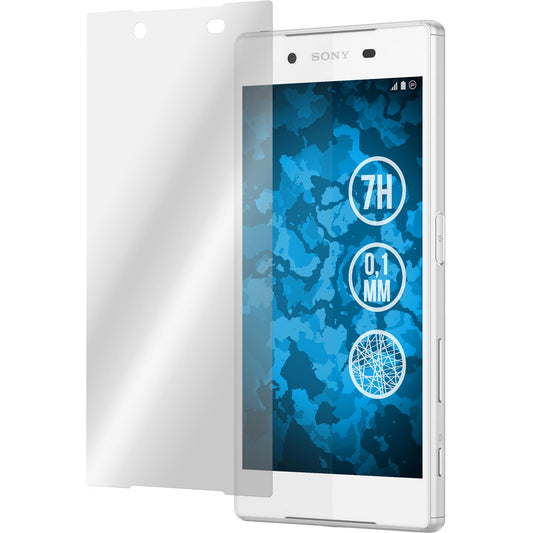 4 x Sony Xperia Z5 Displayschutzfolie Fiber-Glas klar