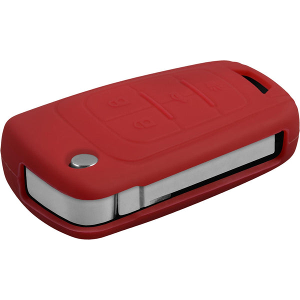 Silikon Schlüssel Hülle für die Chevrolet Malibu 4-Tasten Fe