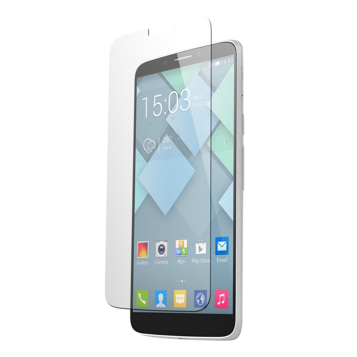 6 x Alcatel One Touch Hero Displayschutzfolie klar