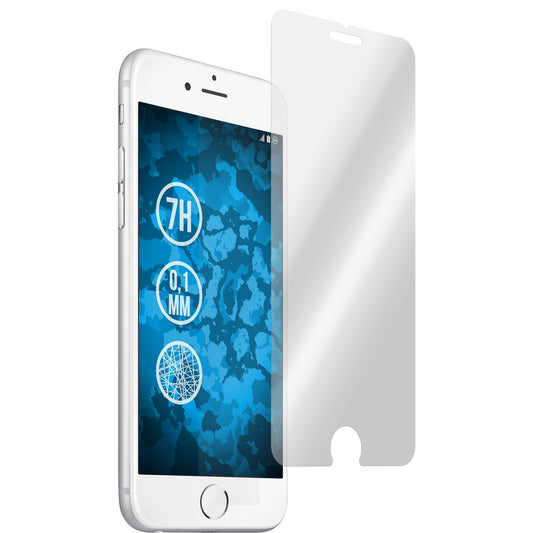 6 x Apple iPhone 6s / 6 Displayschutzfolie Fiber-Glas klar