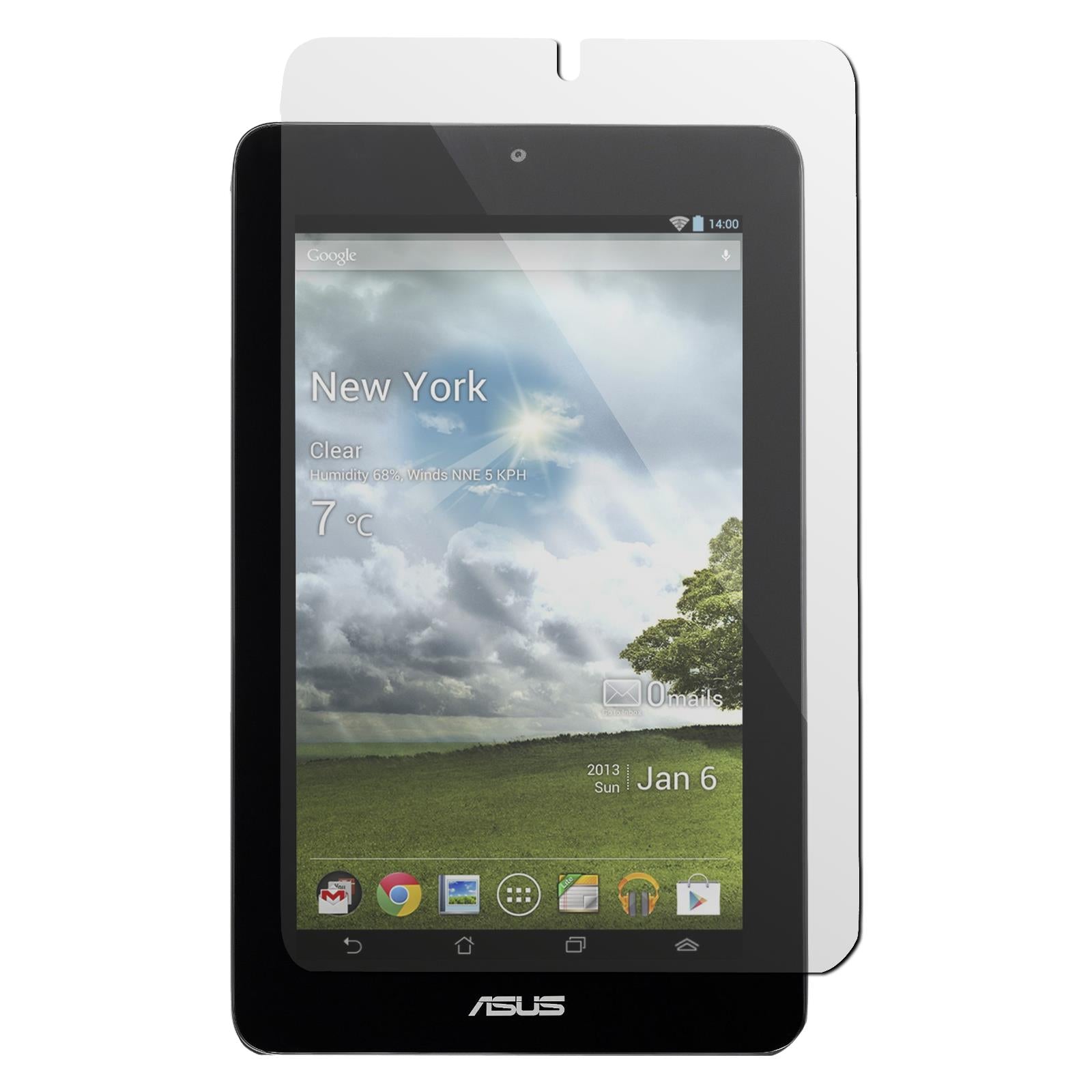 6 x Asus MeMo Pad ME172V Displayschutzfolie matt