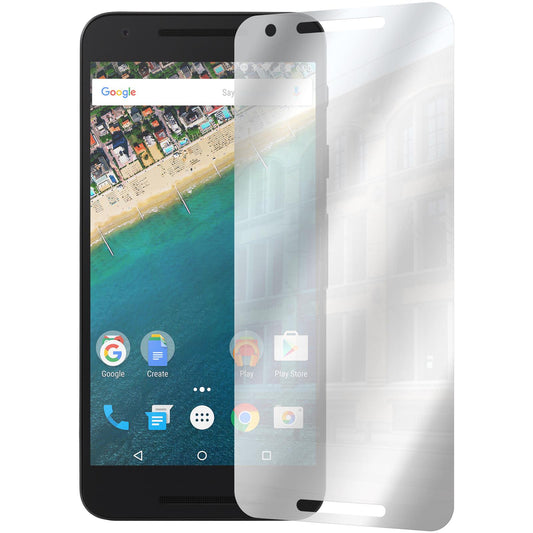6 x Google Nexus 5X Displayschutzfolie verspiegelt