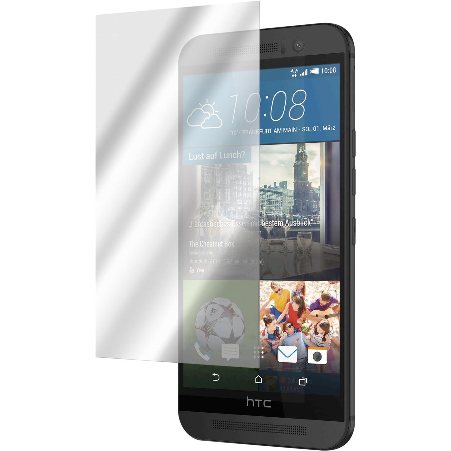 6 x HTC One M9 Displayschutzfolie verspiegelt