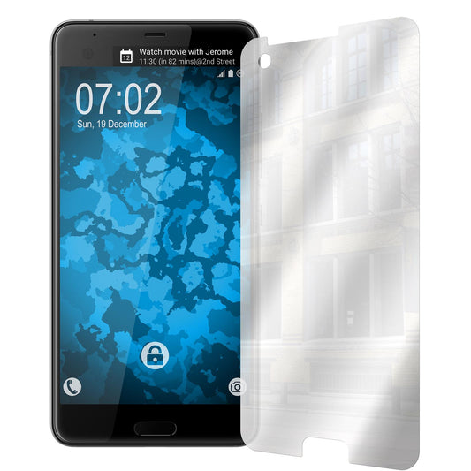 6 x HTC U Ultra Displayschutzfolie verspiegelt