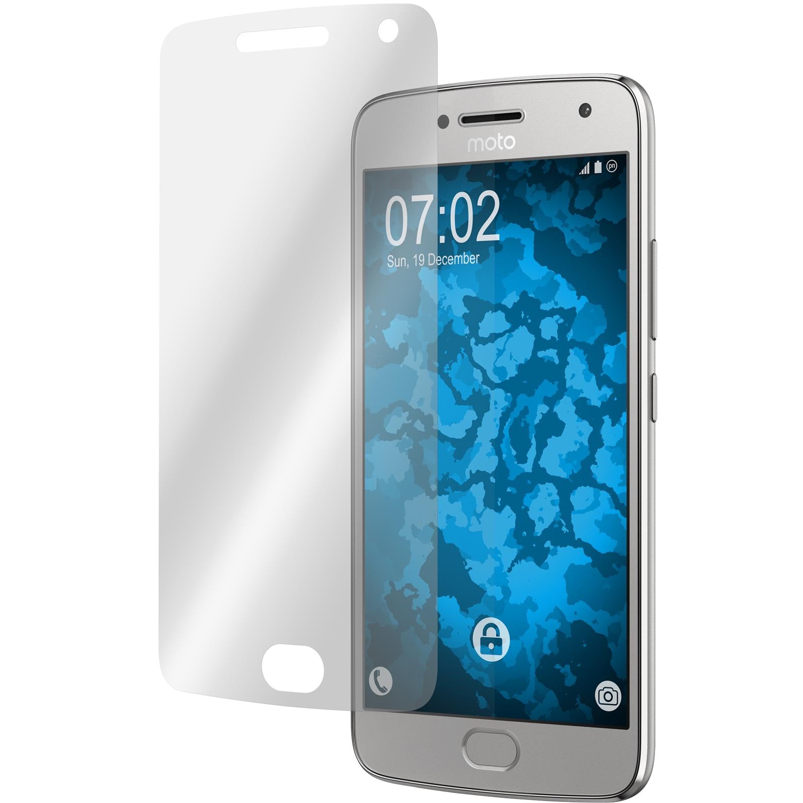 6 x Lenovo Moto G5 Plus Displayschutzfolie klar