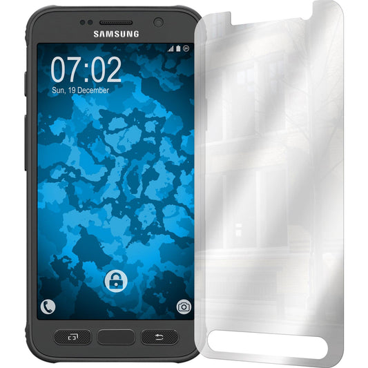 6 x Samsung Galaxy S7 Active Displayschutzfolie verspiegelt