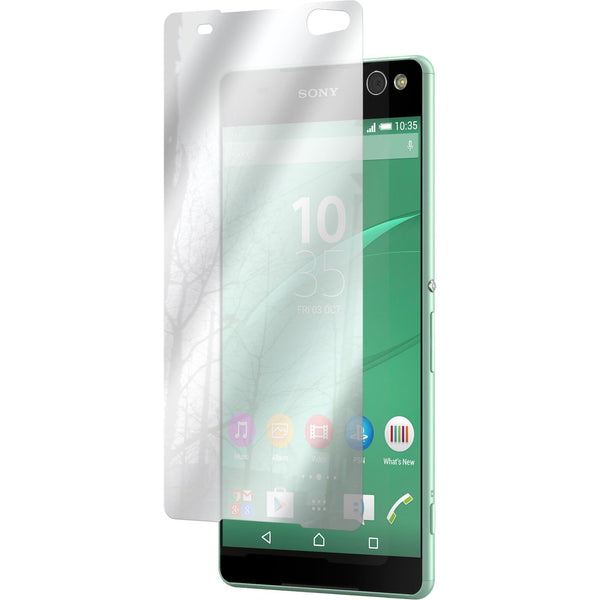 6 x Sony Xperia C5 Ultra Displayschutzfolie verspiegelt
