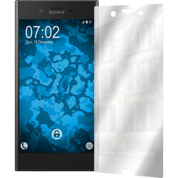 6 x Sony Xperia XZ Displayschutzfolie verspiegelt