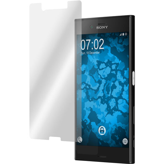 6 x Sony Xperia XZs Displayschutzfolie Fiber-Glas klar
