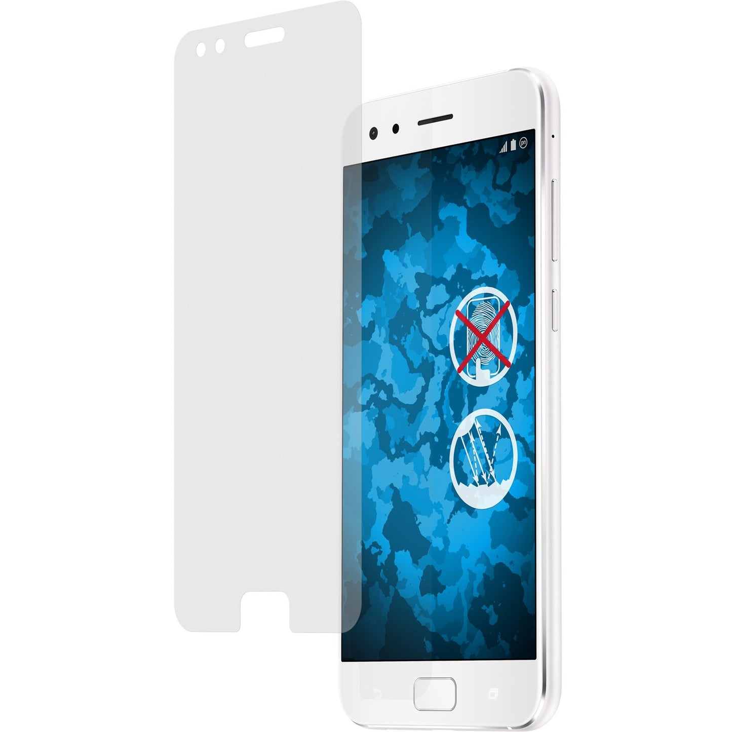 8 x Asus Zenfone 4 ZE554KL Displayschutzfolie matt