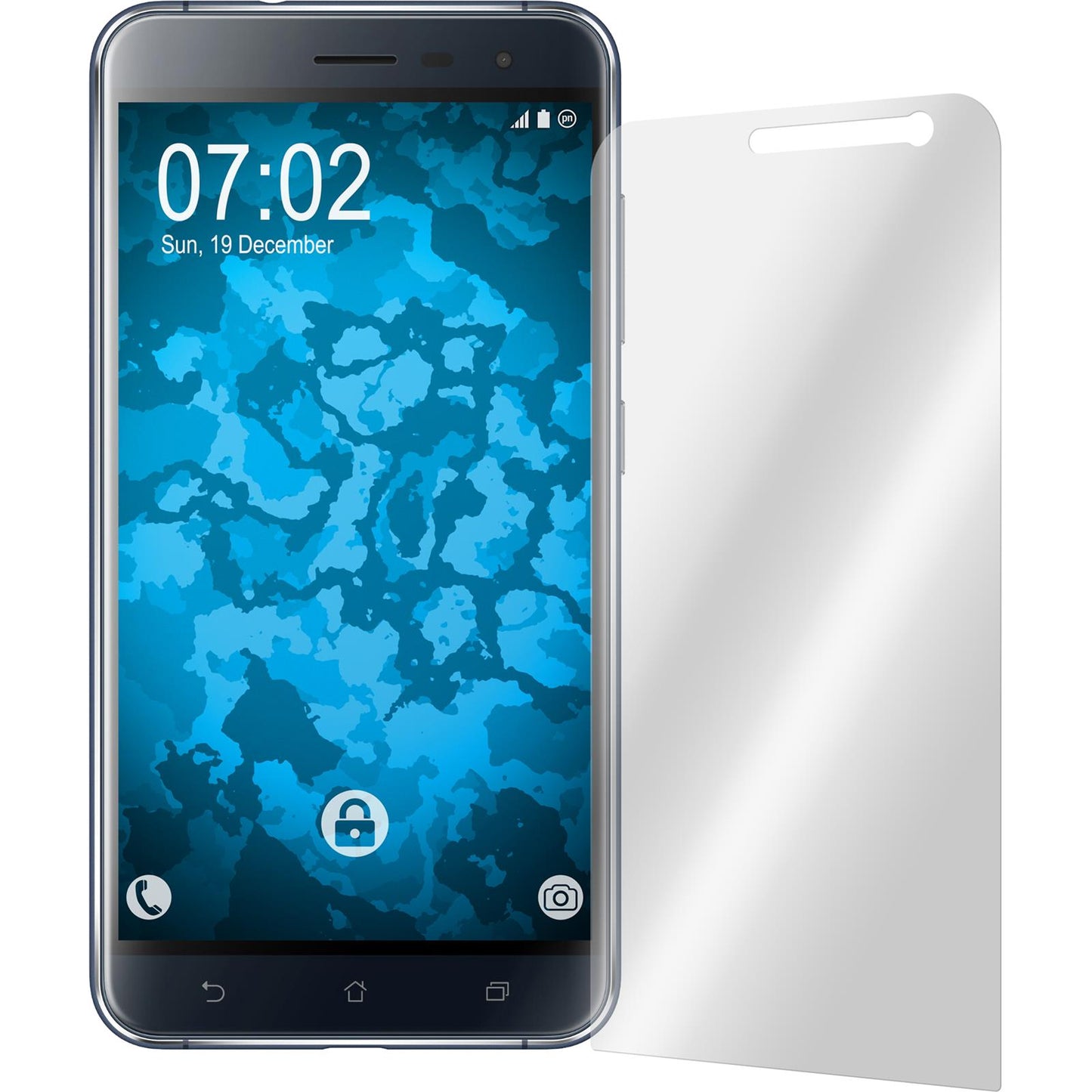 8 x Asus Zenfone 3 ZE552KL Displayschutzfolie klar