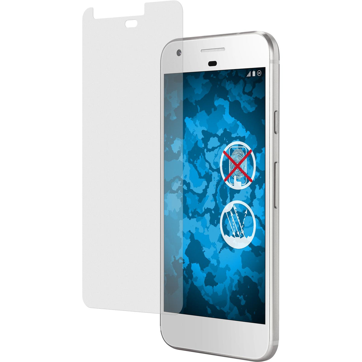 8 x Google Pixel XL Displayschutzfolie matt