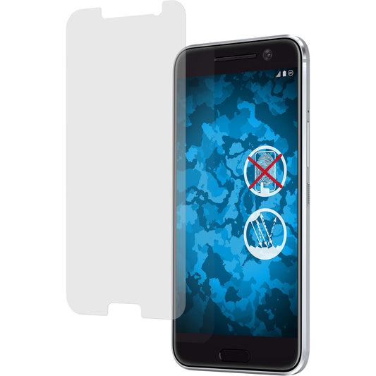8 x HTC 10 Displayschutzfolie matt